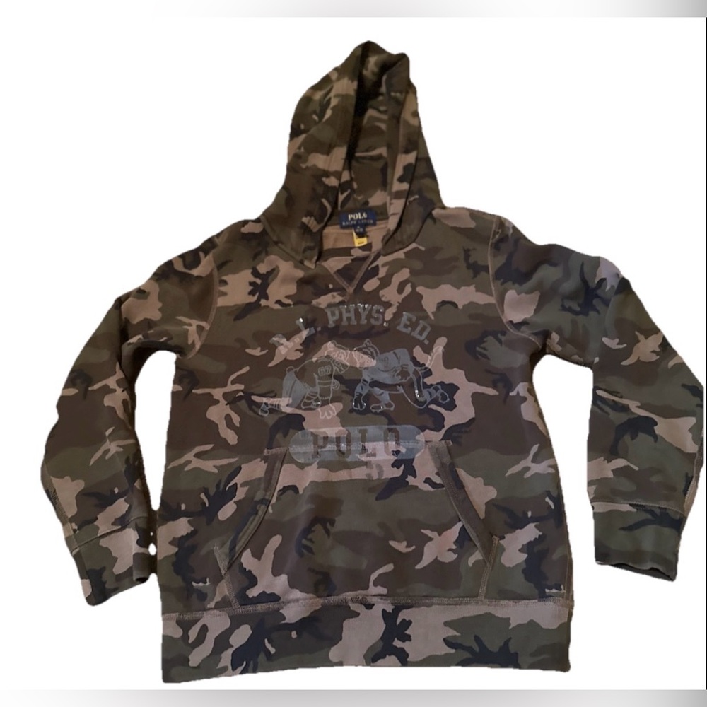 Ralph Lauren Green Camouflage Hoodie